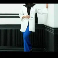 مانتو سفید مزون دوز