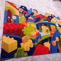 گلیم فرش سه بعدی طرح کودک|فرش|مهاباد (آذربایجان غربی), |دیوار