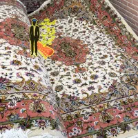 فرش جفت۶متر کریمی بامارک یاسینزاده(اقساطبدون بهره)