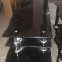 ۲عدد زیر تلویزیونی شیشه ای