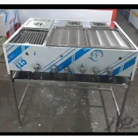 فراغذیه استیل کامل باهود و فن وشیشه چرخ