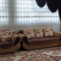 مبل راحتی و میز جلو مبلی پنج تیکه|مبلمان خانگی و میز عسلی|بیرجند, |دیوار