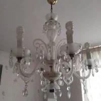 لوستر و چمدان قدیمی عتیقه