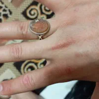 انگشتر عقیق نقره