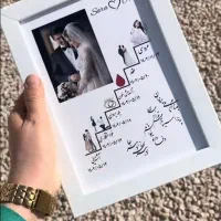 تابلو عاشقانه سالگرد ازدواج