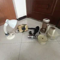 ۶ قلم لوازم قدیمی به همراه چراغ قوه دوراسل