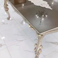 میز ناهار خوری 6 نفره چوب تمام راش زیر قیمت