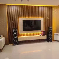 تی وی وال اجرایی تخصصی یک روزه با طراحی خاص|میز تلویزیون|گلبهار, شهر جدید گلبهار|دیوار