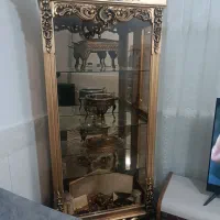 پارتیشن چوبی رنگ طلایی