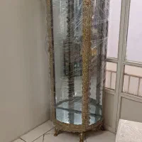 بوفه برنزی میز تلویزیون برنزی آینه شمعدان