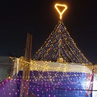 ریسه آرایی|ریسه و چراغ تزئینی|میناب, |دیوار