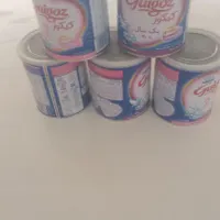 قوطی خالی شیر خشک نو و تمیز تمیز