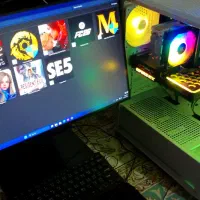 کیس گیمینگ نسل 12 نو،گرافیک 3060Ti،مانیتور 24 اینچ