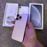 آیفون ۱۶پرو رنگ صحراییxr)desert titanium فیس۱۶پرو)