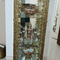 ساعت بوفه میز تی وی برنز