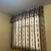 پرده حریر شیشه ای کاملا سالم