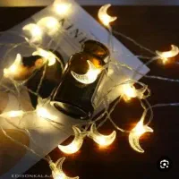 ریسه ی لامپ طرح قلب و ماه|ریسه و چراغ تزئینی|شاهین‌شهر, عطار|دیوار