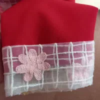 مانتو کرپ قرمز  نو