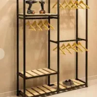 کمد و کابینت و رگال لباس وقفسه بندی با آهن سبک