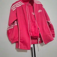 ست گرم کن شلوار ورزشی دخترانه صورتی سایز 3