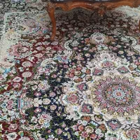 فرش ماشینی تمام ابریشم نقشه سالاری تبریز