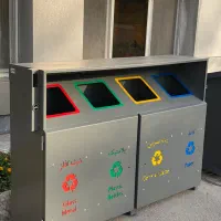 سطل زباله شهری/تفکیک/بازیافت/جاسیگاری/سفارشی|عمده‌فروشی|مشهد, کوشش|دیوار