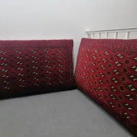 یک جفت پشتی دست باف ترکمنی