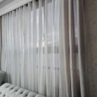 حراج پرده پانچ  حریر  در حد نو