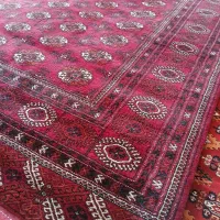 قالی ترکمنی اصیل دست باف