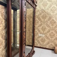 بوفه ( گنجه ) چوبی بسیار سالم و تمیز درحد نو|بوفه، ویترین، کنسول|مشهد, شهرک رازی|دیوار