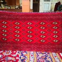 یک جفت پشتی ترکمنی دستباف راز جرگلان