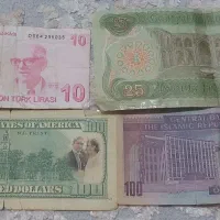 4عدد اسکناس قدیمی توافقی یکجا به فروش میرسد|کلکسیون سکه، تمبر، اسکناس|کرج, اخترآباد|دیوار