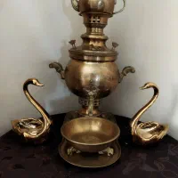 سماور ذغالی برنجی