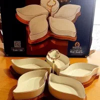 سرویس ۱۷ پارچه چایی خوری مرغی|ظروف سرو و پذیرایی|اصفهان, مفتح|دیوار