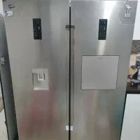 یخچال دوقلو دیپونت مکس دسته مخفی تمام استیلی