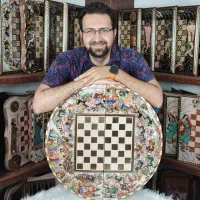 تولیدی تخته نرد خاتم خرید در کارگاه نه مغازه واسطه