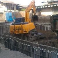 اجرای سازه نگهبان لوله ای