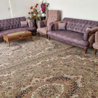 مبل هشت نفره همراه با 4تا میز