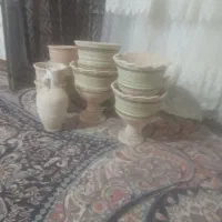 گلدان سفالی|گل و گیاه طبیعی|مشهد, رسالت|دیوار
