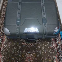 چمدان مسافرتی سایز بزرگ طوسی رنگ