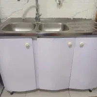 کابینت ظرفشویی به همراه سینک وآبچکان|مصالح و تجهیزات ساختمان|جوانرود, |دیوار