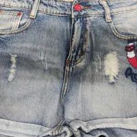 شلوارک جین جنس درجه یک