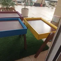 سه عدد عسلی  خوش رنگ|مبلمان خانگی و میز عسلی|رشت, گلباغ نماز|دیوار