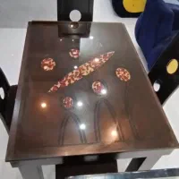 میز نهارخوری4نفره|میز و صندلی غذاخوری|فولادشهر, B5|دیوار