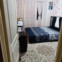 تخت خواب دونفره MDF با تشک طبی رویال