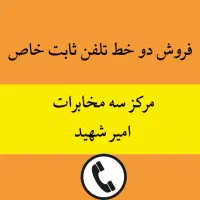 فروش دو خط تلفن ثابت خاص