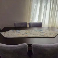 میز ناهار خوری 6 نفره سالم