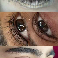 لیفت مژه و ابرو/کاشت هیدن باهزینه مواد برای ۱۰ نفر