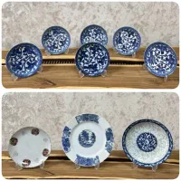 ظروف قلم ابی انتیک و قدیمی بشقاب