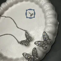 نیم ست پروانه تمام نگین|بدلیجات|تهران, خانی‌آباد|دیوار